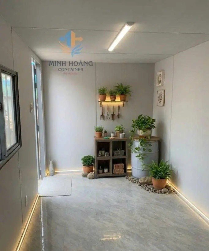 Container Văn Phòng 20 Feet Xám Có Ngoại Nội Thất